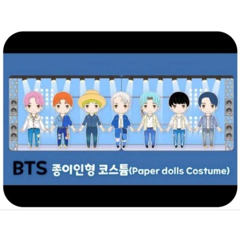 Paper Doll COSTUME BTS Quiet Book