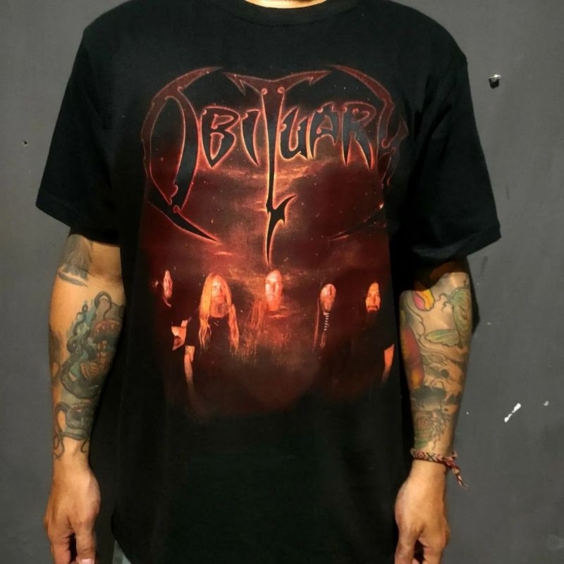 Tshirt Obituary tag Merchcons