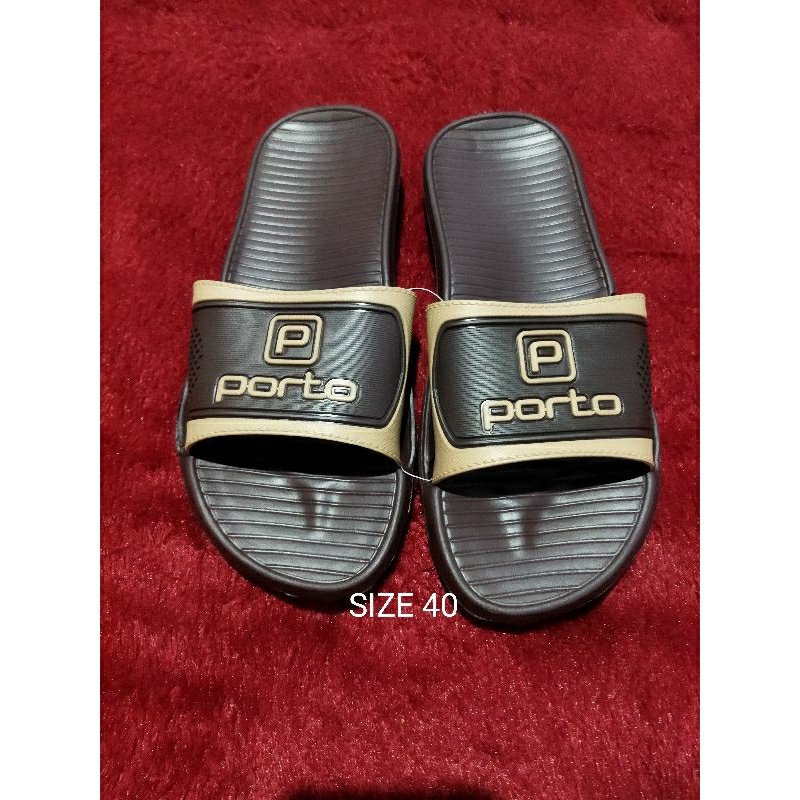 Sandal Slop Karet Porto Size 40 | Sandal Pria Sandal Karet