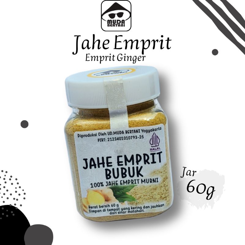

JAHE EMPRIT BUBUK JAR 60 gr Zingiber officinale var amarum/ Ginger