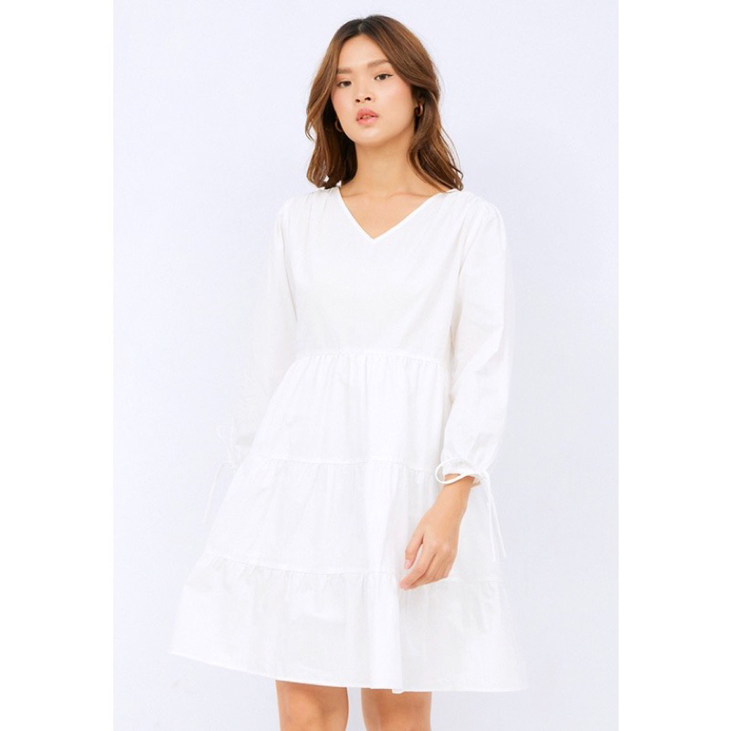 colorbox shortdress baby doll lengan panjang