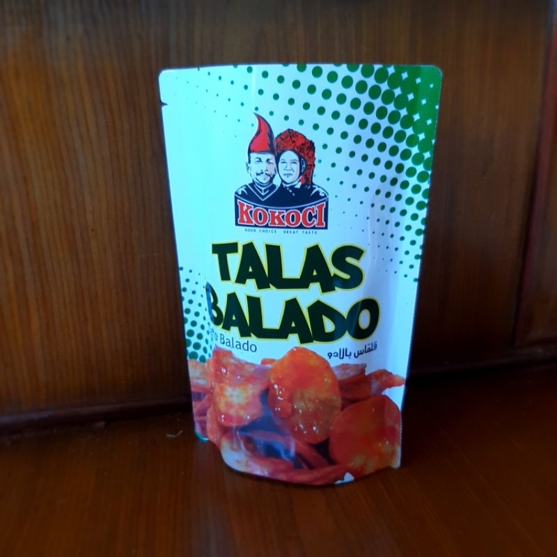 

Talas Balado Kokoci kemasan full colour 150 g