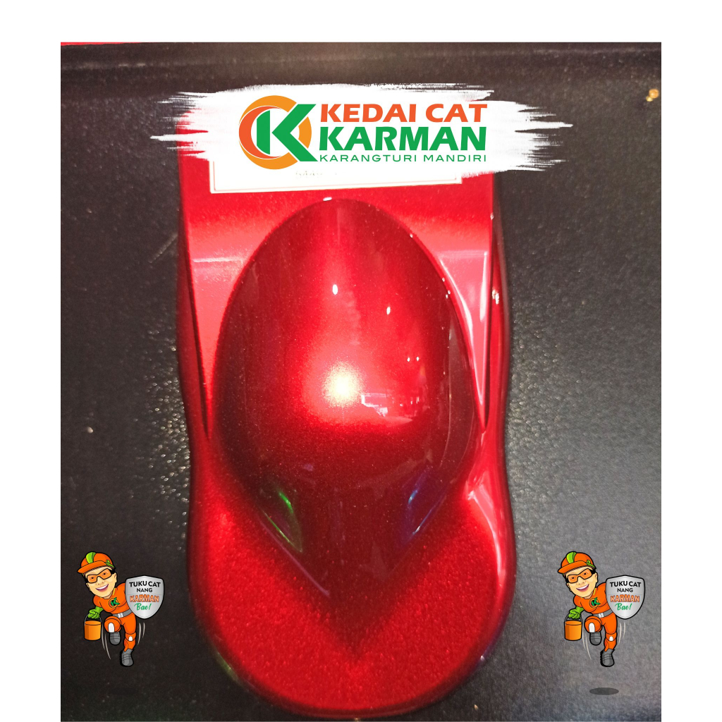 CAT CANDY TONE CANDY RED PENTA OTO - CAT MOBIL MOTOR CAT CANDI CANDY RED - 200ML