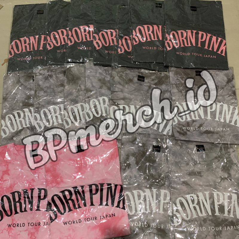 BLACKPINK TOUR BORN PINK JAPAN MD LOGO T-SHIRT