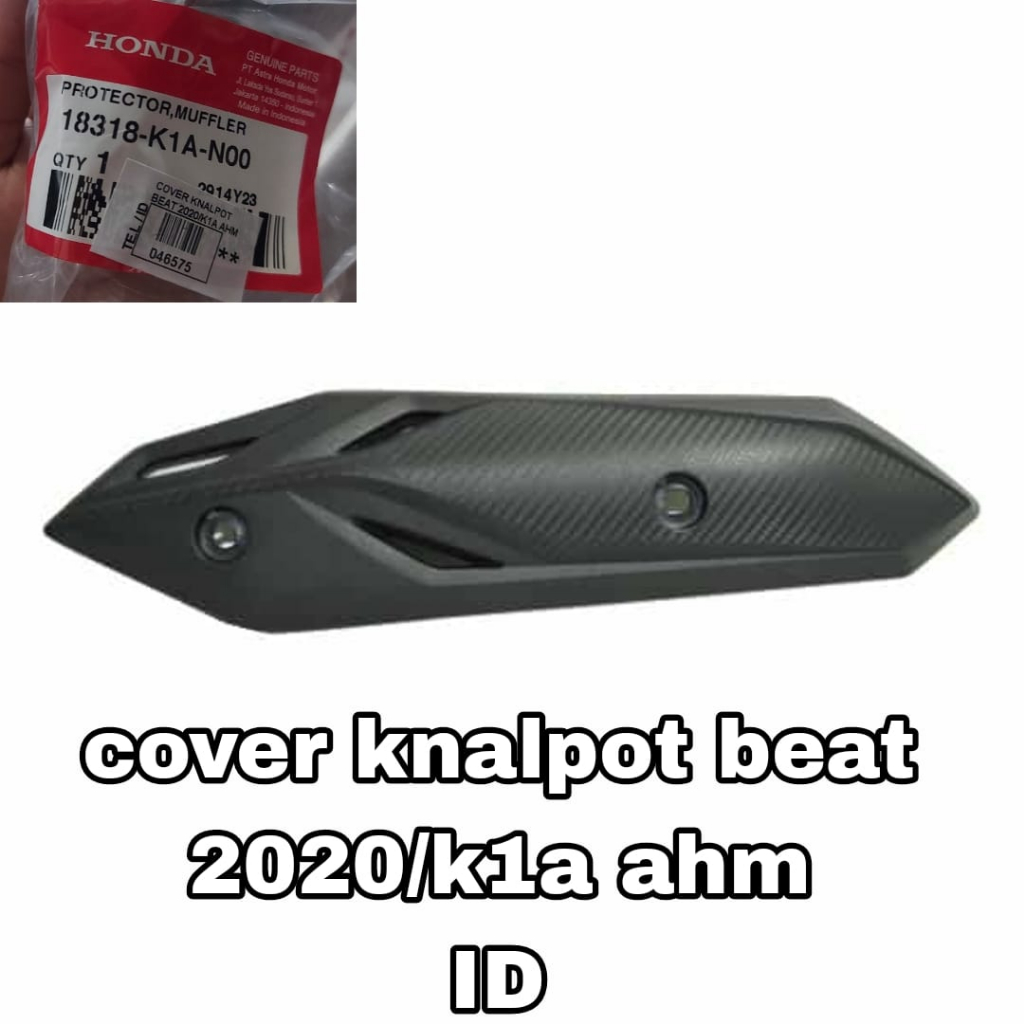 COVER KNALPOT TUTUP KNALPOT BEAT 2020 K1A ORIGINAL AHM || COVER KNALPOT BEAT DELUXE BEAT STREET MERK