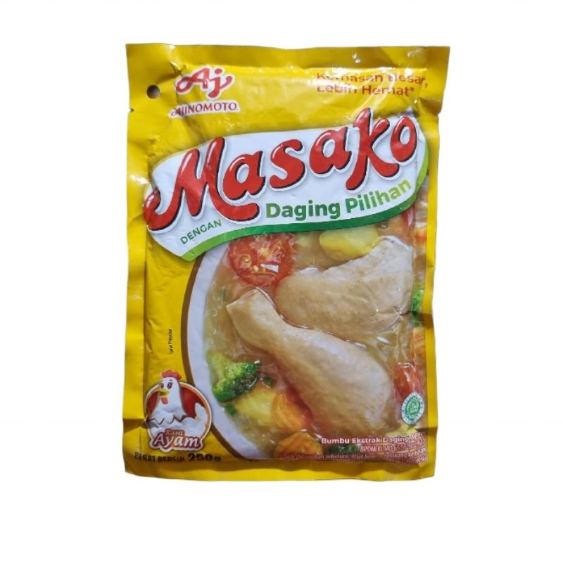 

Masako Penyedap Makanan Msg Sapi Ayam 250gr