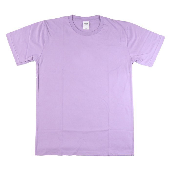 Kaos Polos Atasan Pria Wanita Oblong Pendek PE Soft || Baju Polos Pria Termurah-LILAC XL