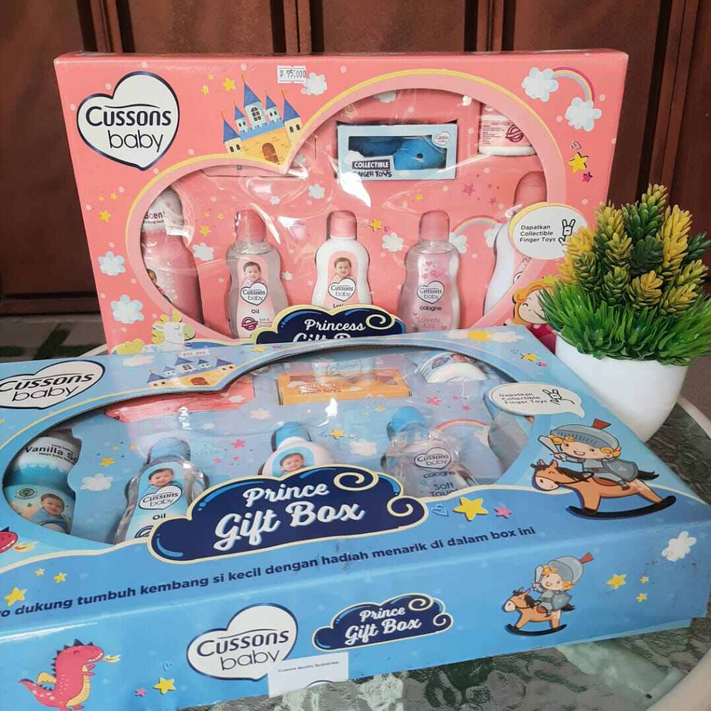 CUSSONS BABY GIFT BOX | PAKET CUSSONS HAMPERS BOX | PAKET LAHIRAN BAYI | KADO BAYI KEKINIAN
