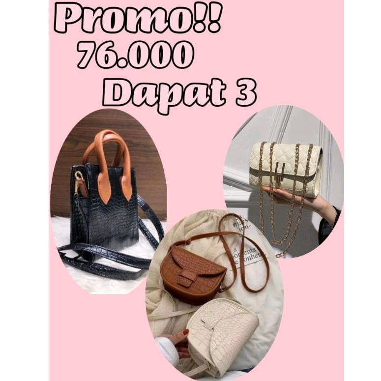 COD, Paket Usaha Tas Murah, Grosir Tas Makassar, Tas Selempang Wanita, Fashion, Tas Selempang Wanita