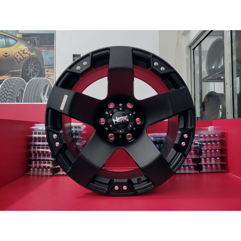 Velg Fortuner Pajero Ring 18 HSR RASTA Warna BLACK