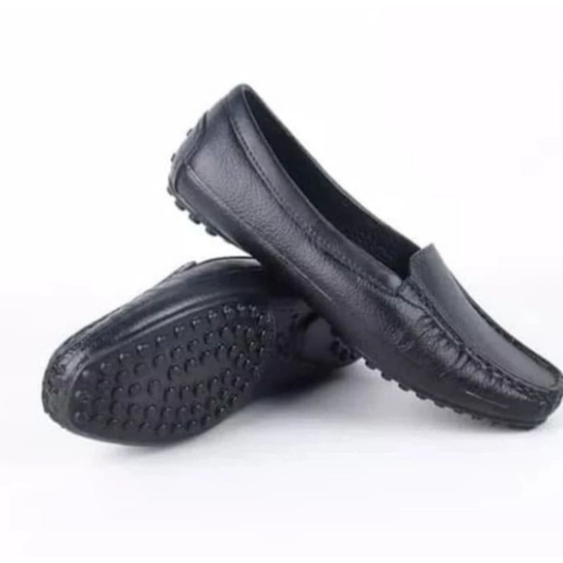 Jelly shoes sepatu kerja pantofel mokasin full karet Yumeida F 085 L