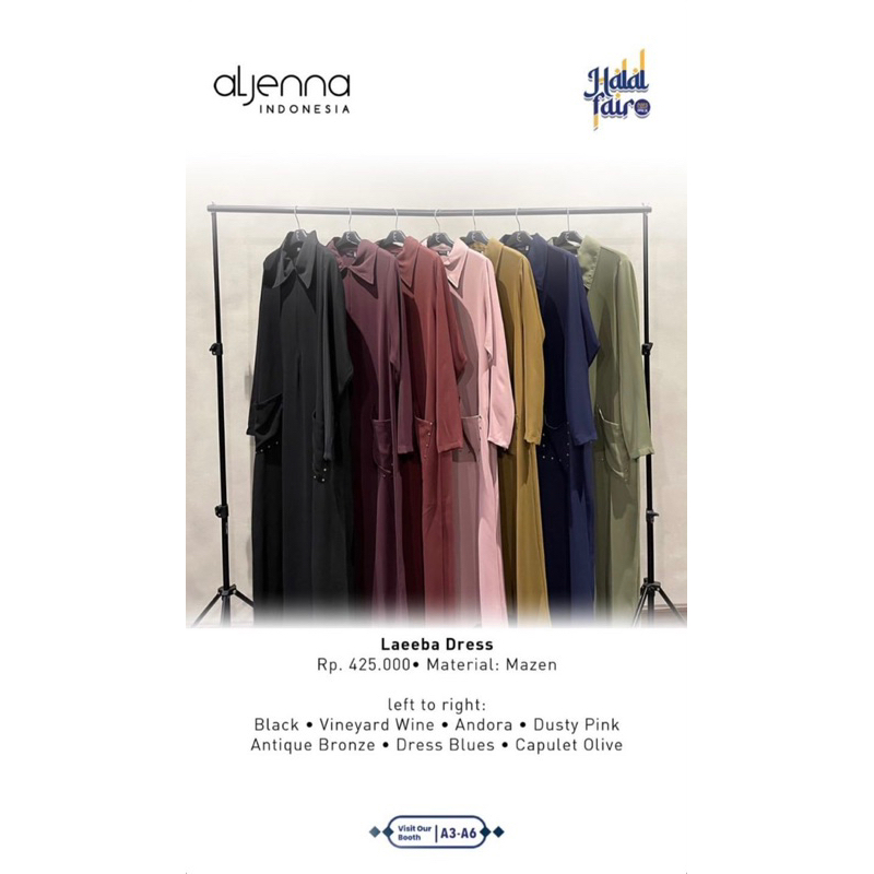 LAEEBA &  SAILA DRESS BLACK ALJENNA