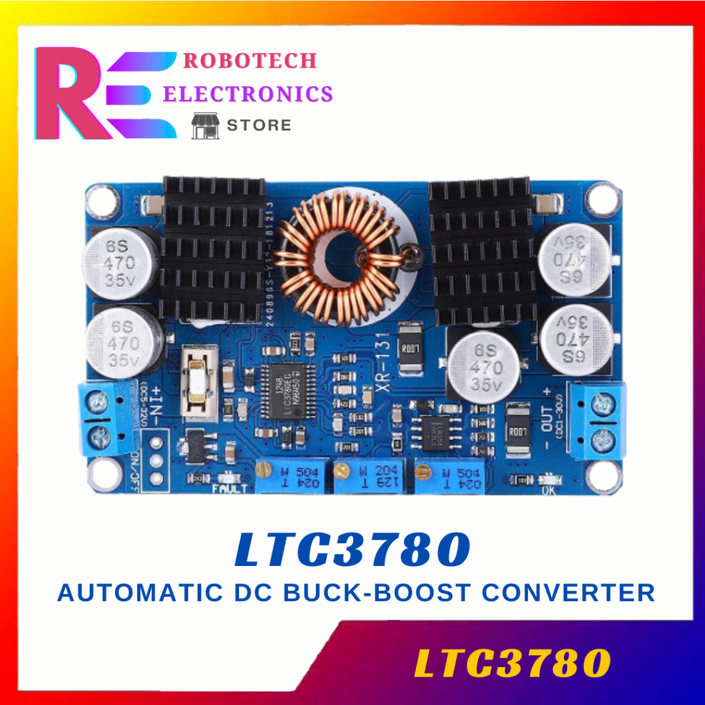 LTC3780 Step Up Down DC Automatic Buck Boost Converter CC CV 10A