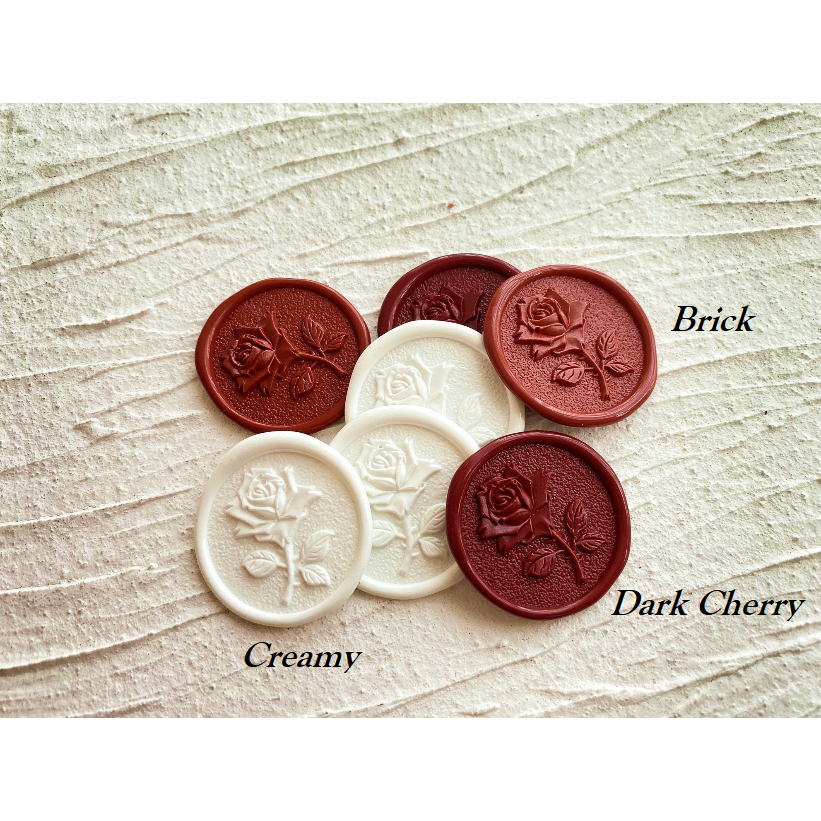 

LIVY 1 Pieces Wax seal coinbulat sticker instan segel vintage undangan / DIY Hampers / Wax Octagon GUN #Paletecolor