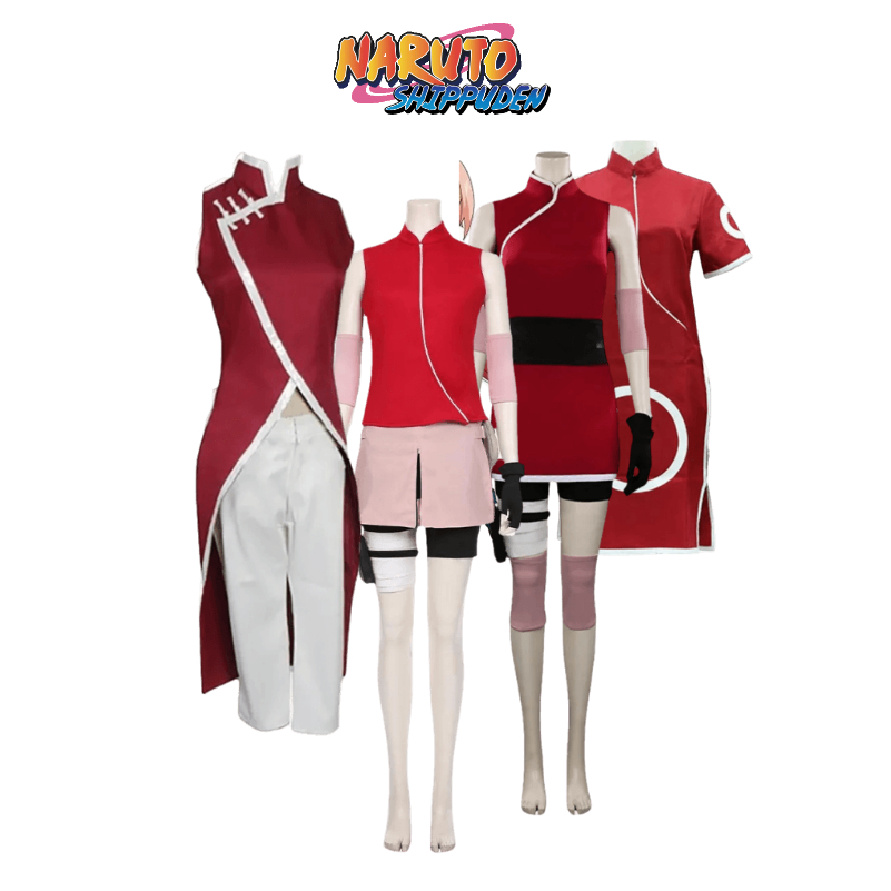 Dress Baju Cosplay Anime Haruno Sakura BORUTO Sakura Haruno