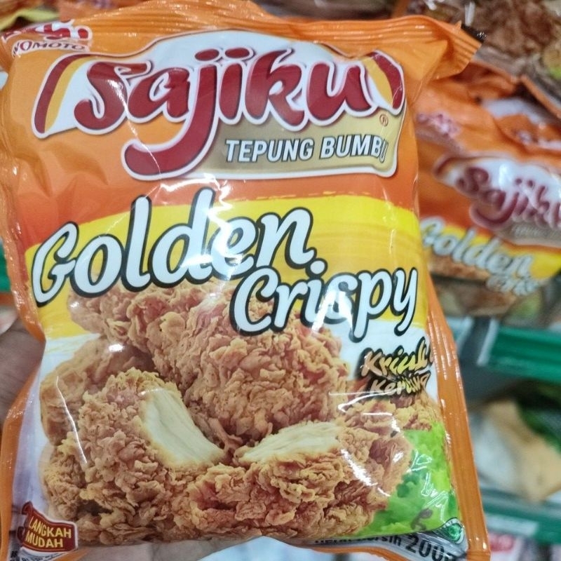 

TEPUNG BUMBU SAJIKU GOLDEN CRISPY 200G