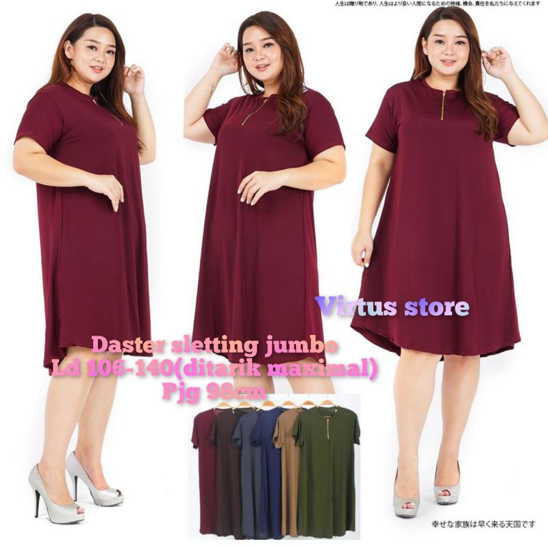 DASTER POLOS-DASTER BUSUI JUMBO/DASTER JUMBO SLETTING/MINI DRESS JUMBO