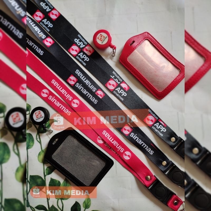 

TALI ID CARD SINARMAS | Tali id Bank Sinarmas | Lanyard Sinarmas bank sinarmas