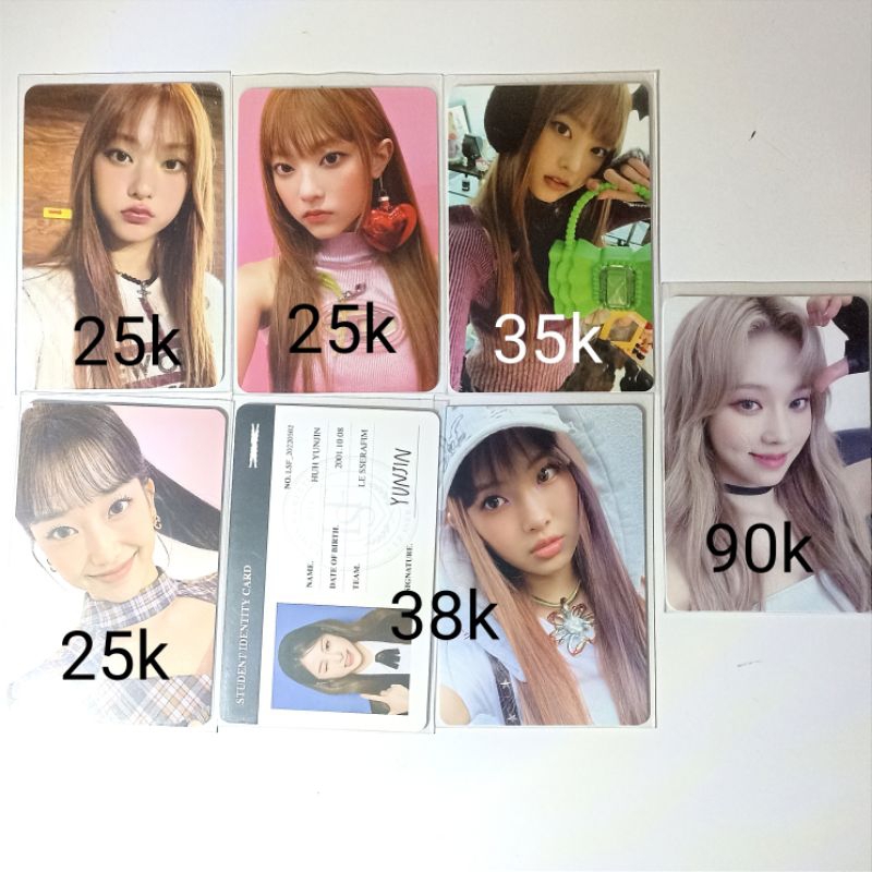 [CLEARANCE SALE] photocard haerin pout haerin anting haerin bag/tas ijo sumin stereotype a yunjin id