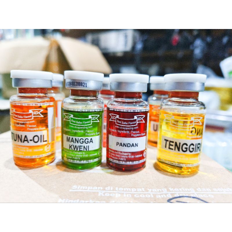 ESSEN DIVA KEPITING TENGGIRI UDANG BOLU PANDAN BANANA DURIAN CHOYA COCONUT MILK 10ML