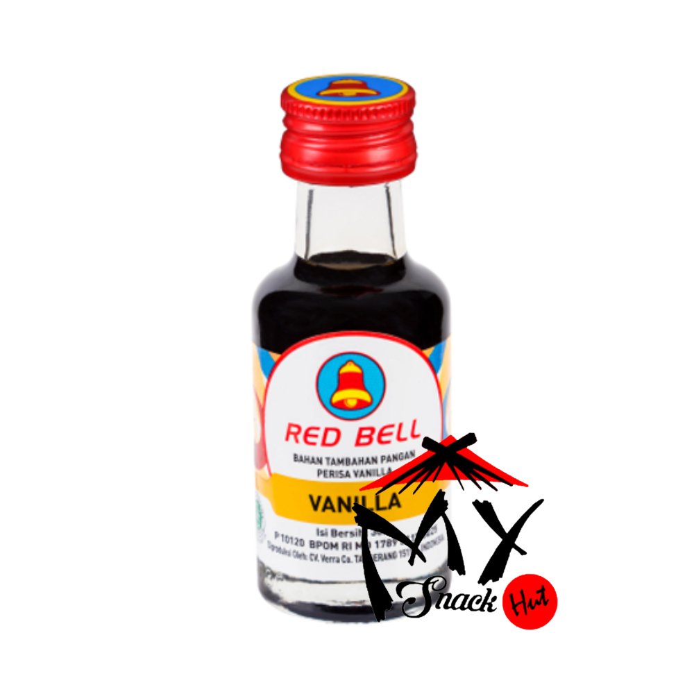 

RED FLAVOUR VANILLA 30ML RED BEL ESSEN VANILA FLAVOR ROTI KUE PUDDING ESEN ESSEN VANNILA HALAL
