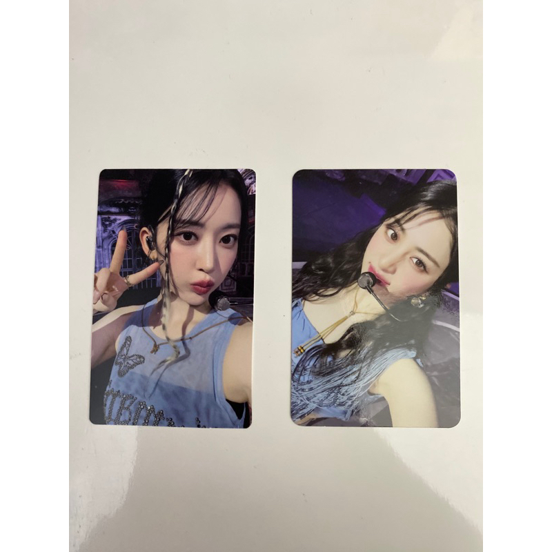 photocard yunjin sakura lesserafim