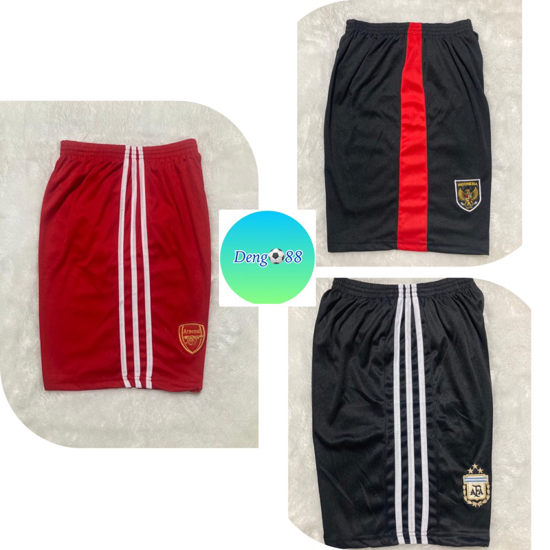 celana bola dewasa logonya di bordir