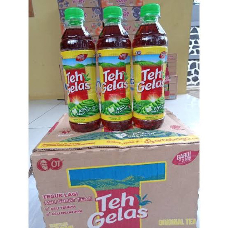 

TEH GELAS BOTOL EKONOMIS isi 12 (1Q) 350 ml