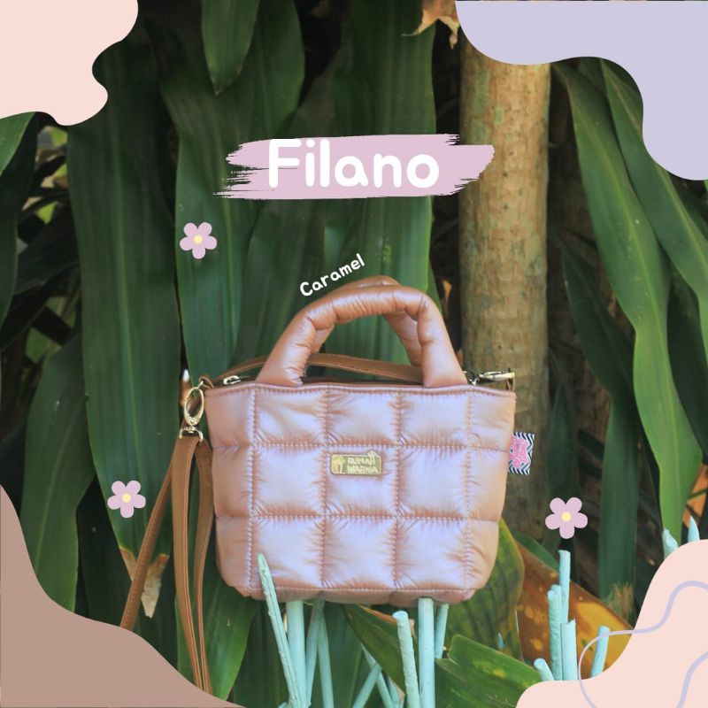 Sling Bag Filano Caramel Rumah Warna