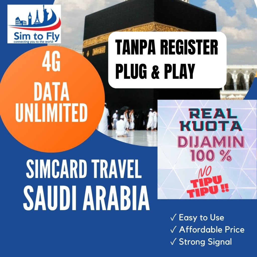 Sim Card Umroh Saudi Arabia Premium Option ( Simcard Umroh Saudi Arabia )