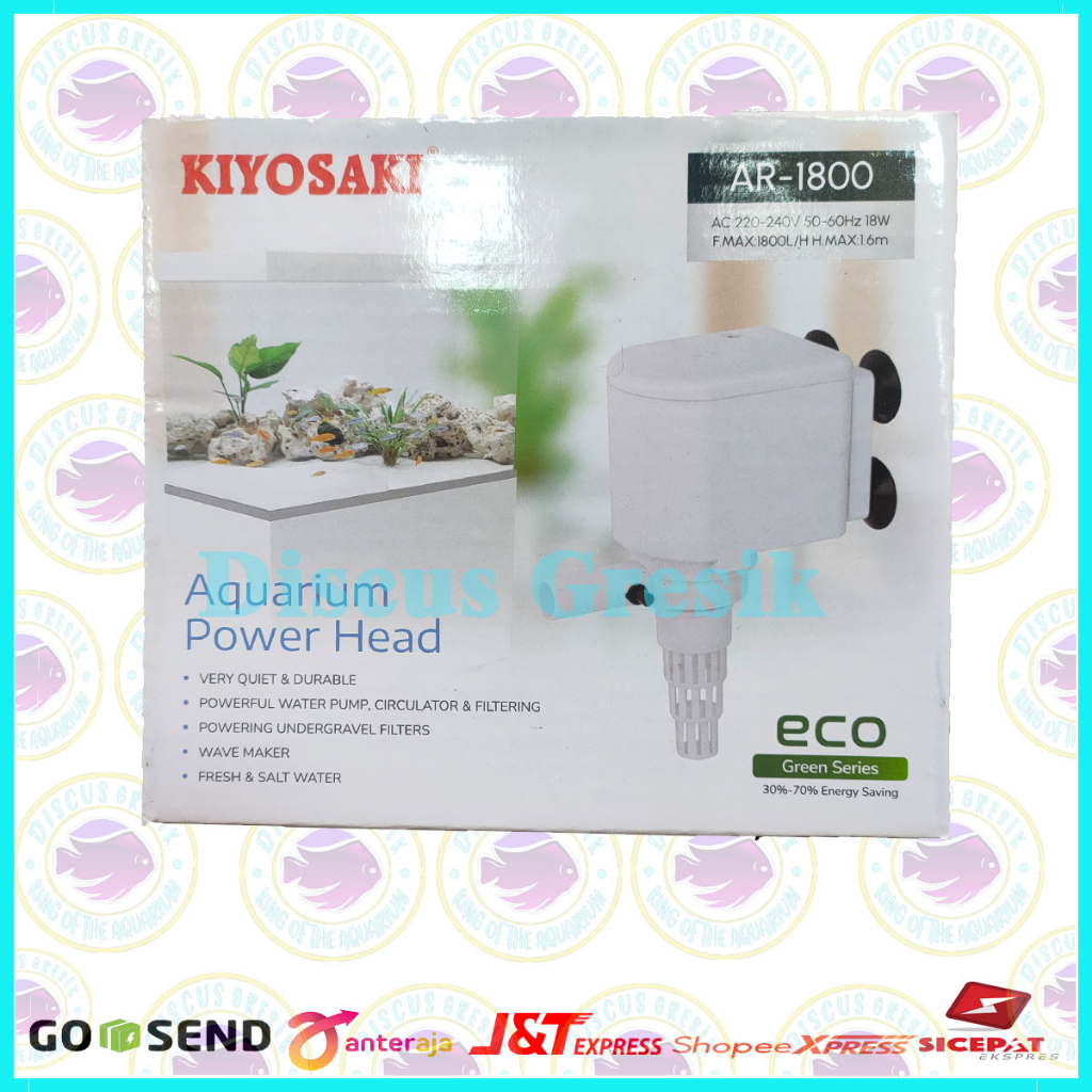 Pompa Air Kiyosaki AR 1800 - Pompa Celup / Water Pump Akuarium / Kolam