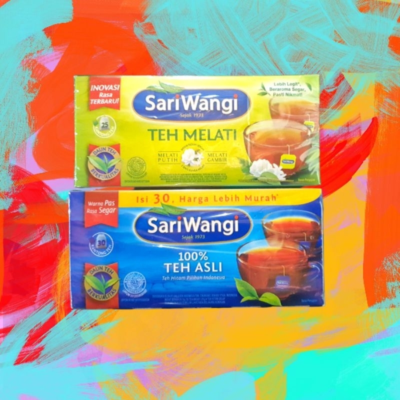

Sariwangi Teh 25pcs & 30pcs Teh Celup Kotak Sariwangi.