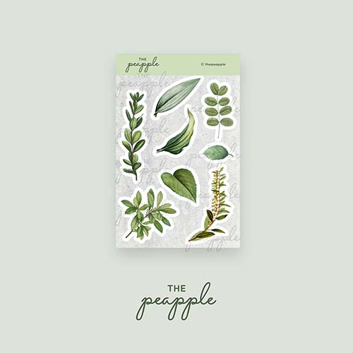 

The Peapple Stiker / Sticker tema IPA ilmu pengetahuan alam biology biologi plants tanaman tumbuhan 03-001-B