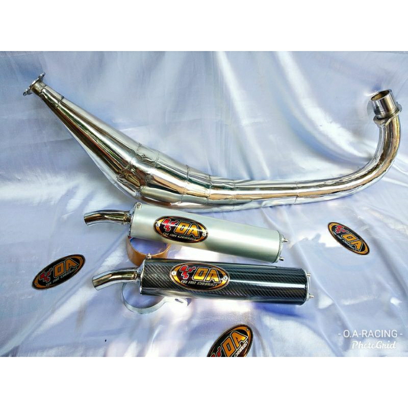 Knalpot RGR kolong samping crom karbon