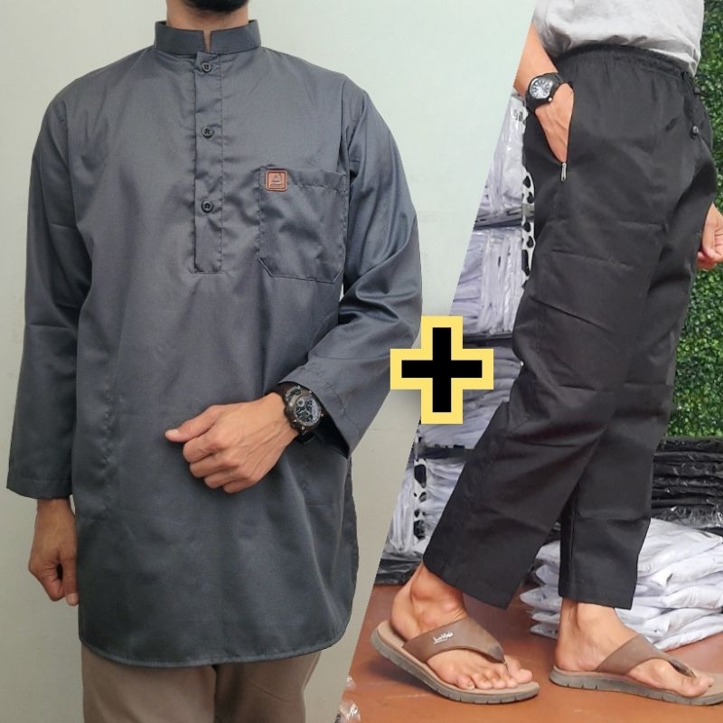 Stelan baju koko  plus celana sirwal