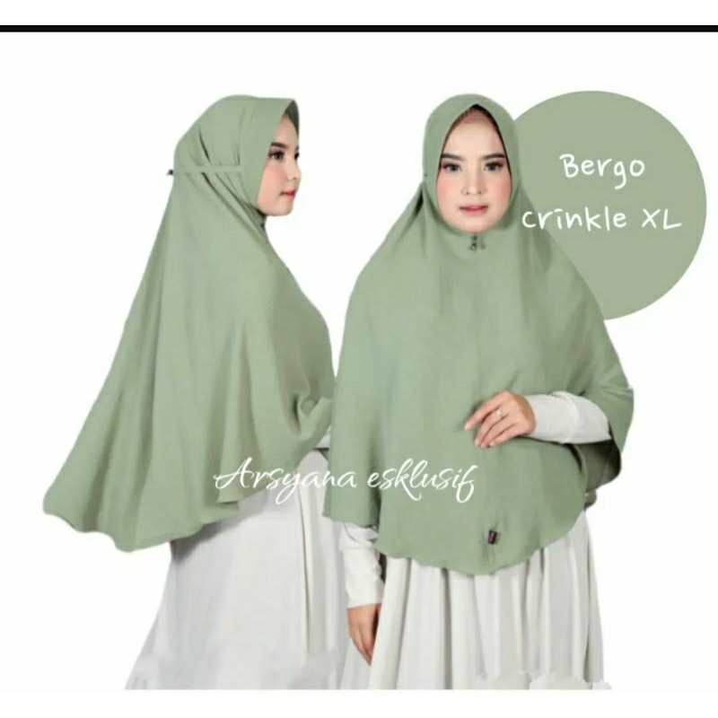 KERUDUNG BERGO MARYAM PET JUMBO