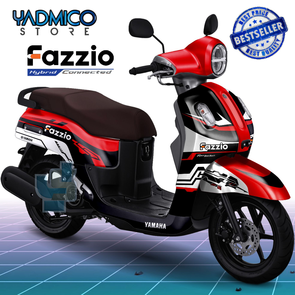 Decal Fazzio Full Body - Stiker Motor Fazzio Full Body - Decal Hologram Yamaha Fazzio Full Body - St