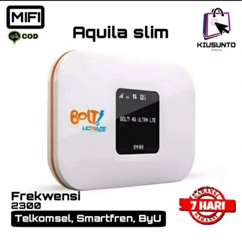 Mifi Modem wifi 4g  unlock bolt Ultralite max dan slim