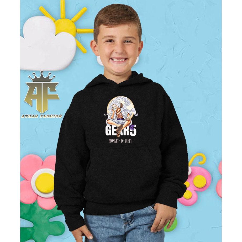 Jaket anak hoodie anak LUFFY GEAR 5