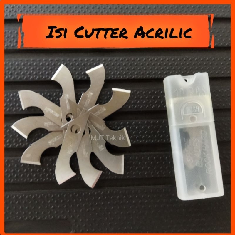 

Isi Karter Acrilic Refill Spare Blade Pisau Acrilic