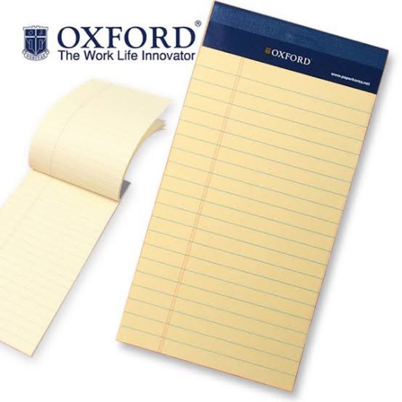 

OXFORD LEGAL PAD NOTEPAD BUKU MEMO NOTES SOBEK ATAS