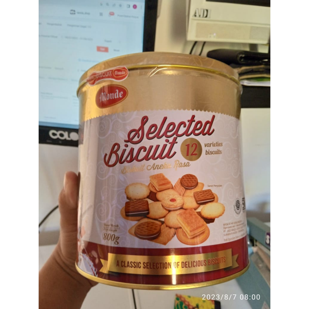 

Monde Selected Biscuit 800gr Murah, Kue Kaleng 800gr Monde, Monde Kue Kaleng, Monde Selected, Monde Kaleng, kue Lebaran Murah, Biskuit Kaleng