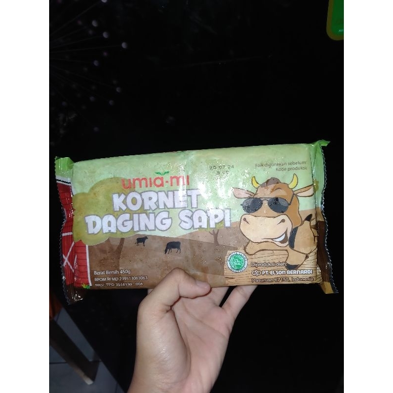 

Kornet daging sapi umiami 450gr