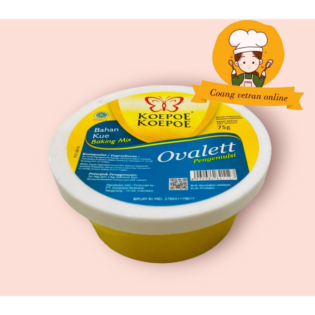 

koepoe-koepoe ovalet 75 gr