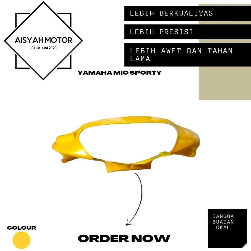 Batok Depan Yamaha Mio Sporty Warna Kuning
