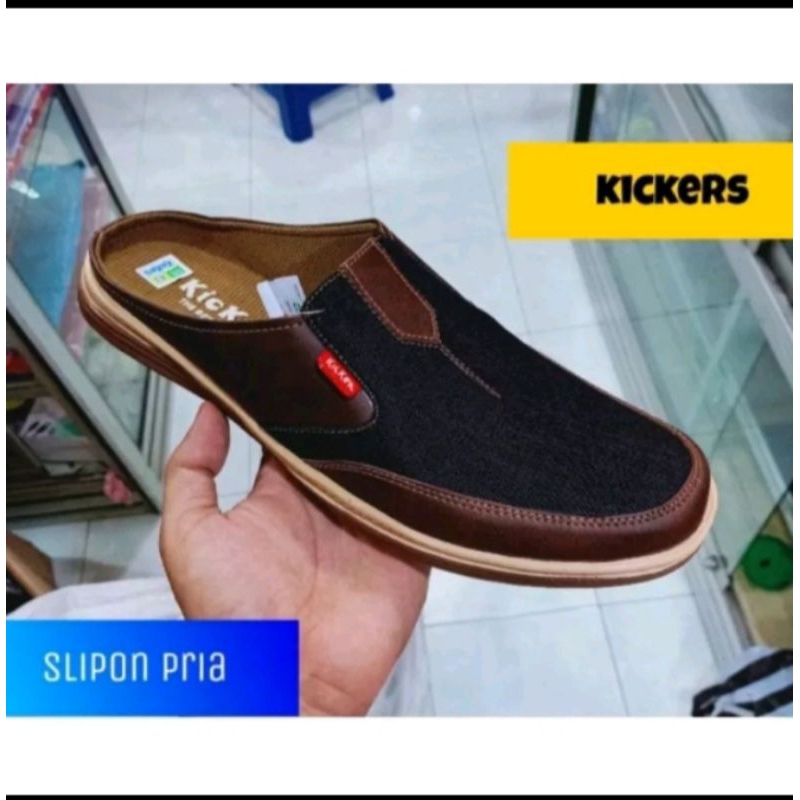 Kickers / sepatu kikers / sepatu pria / slop pria / sepatu slop / slop pria