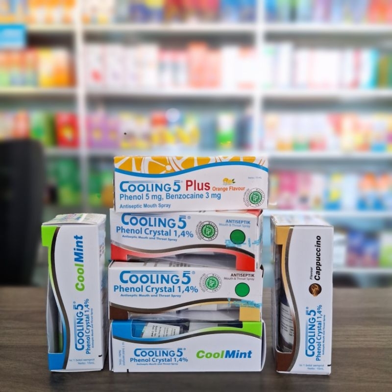 COOLING 5 (Obat Semprot Sariawan & Sakit Tenggorokan)