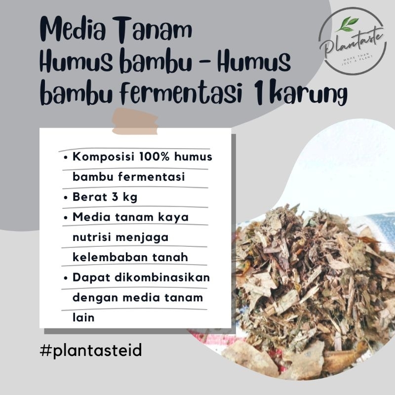 Media Tanam - 1Karung Tanah Humus Bambu