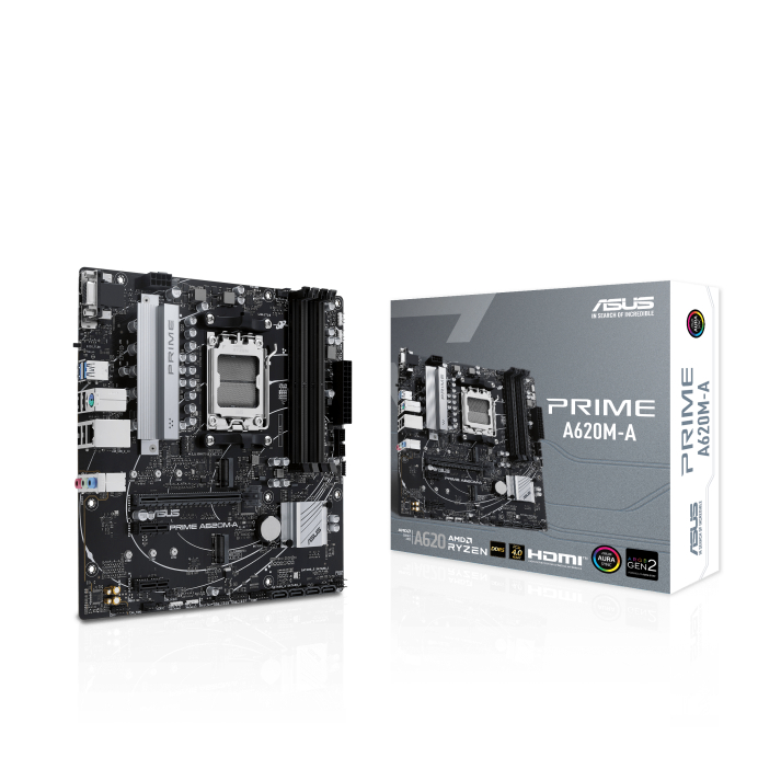 Motherboard ASUS PRIME A620M-A (AM5, AMD, A620, DDR5, USB3.2, SATA3)
