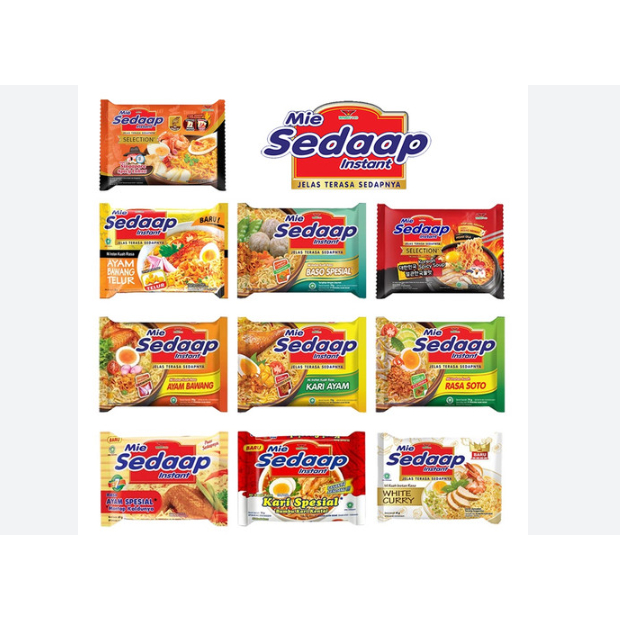 

MIE SEDAAP INSTANT VARIAN RASA